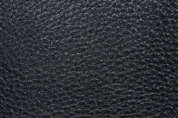 Embossed black leather texture, with irregular shapes and veins. Leather texture. Closeup