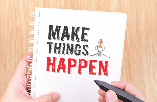 Make things happen word
