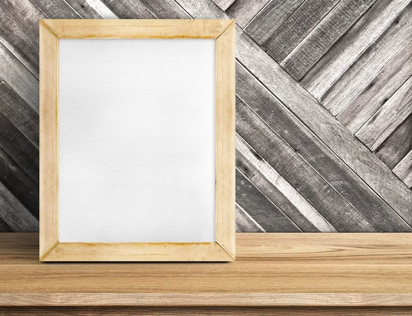 Blank whiteboard wood frame