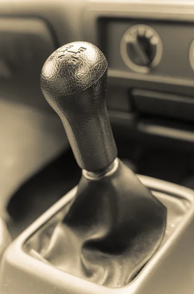 The gear change lever