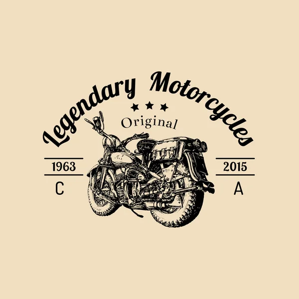 Motorcycle logo. Biker club