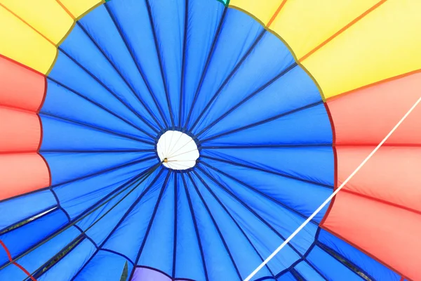 Inside view of a parachute