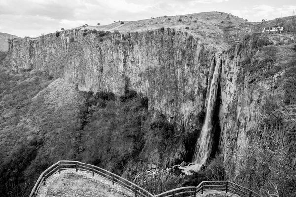 Canyon landscape waterfall