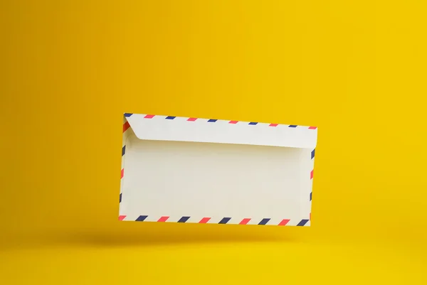 Envelope falling on the ground