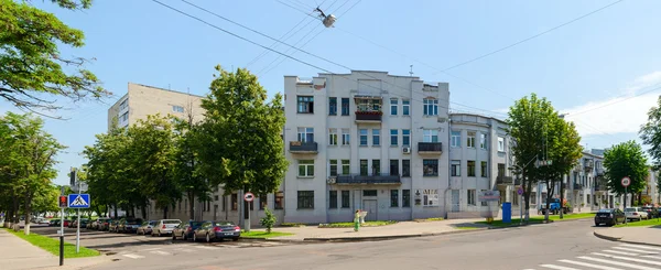 Building on corner of Streets Pushkin and Artem (house of Chernyakhovsky)