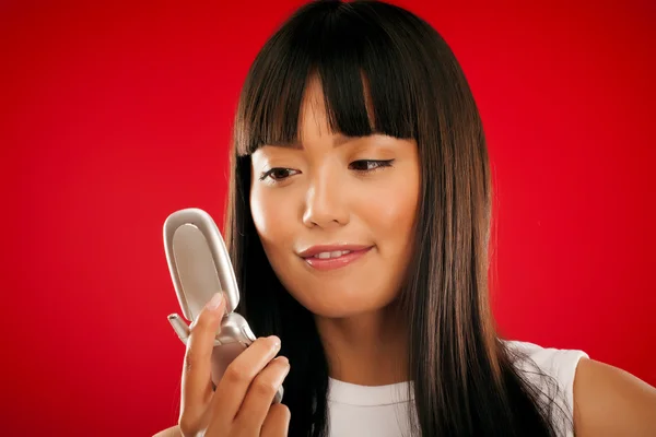 Asian Girl With Phone