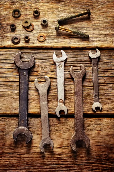 Old tools, wrenches