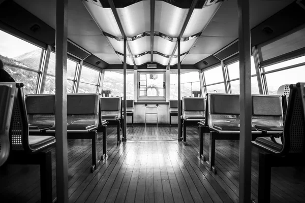 Interior of a boat