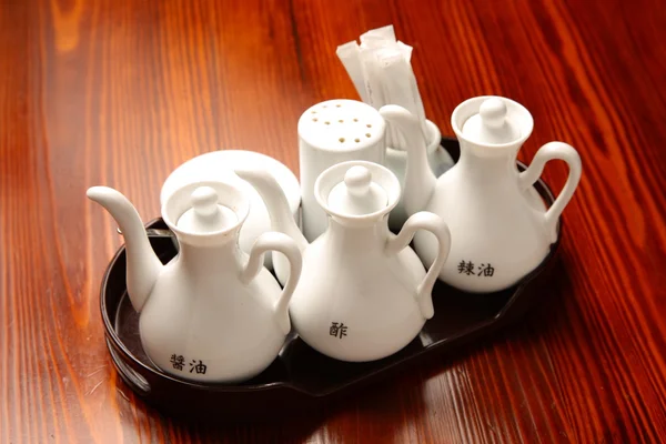 Chinese vinegar and soy sauce bottle