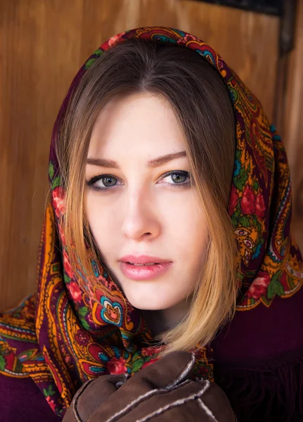 Traditional russian woman