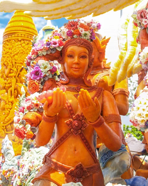 Thai art form of wax(Ubon Candle Festival 2014)