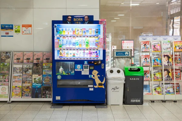 Fukuoka, Japan - October 14, 2014: The automatic vending machine