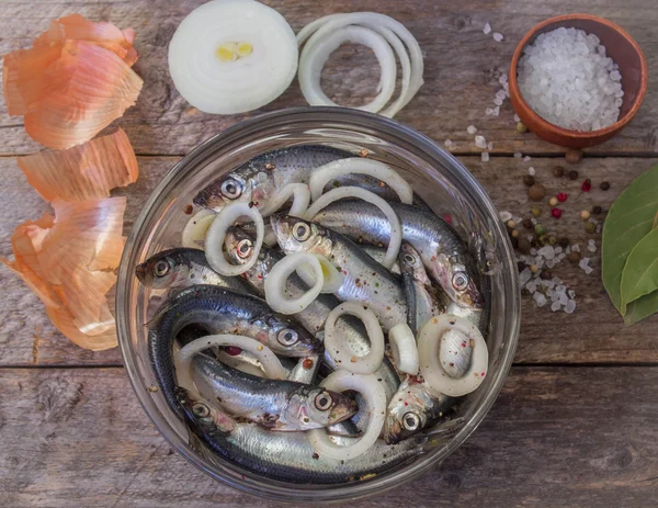 Salted fish with spices