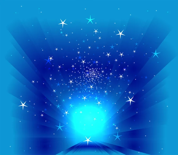 Stars on blur background vector