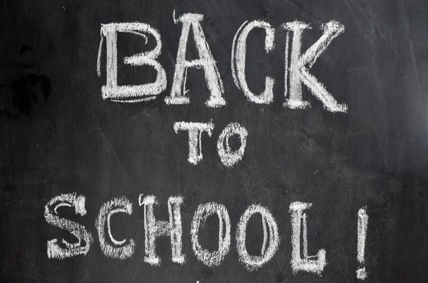 Back to school background, chalk painted