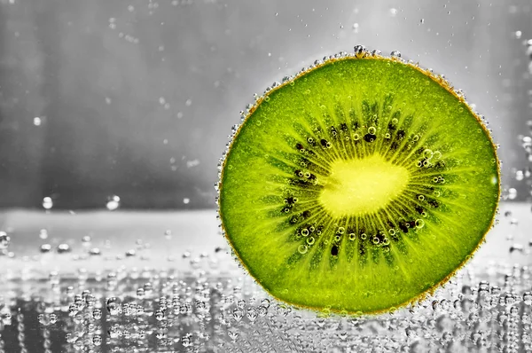Cut kiwifruit water