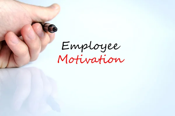 Employee motivation text concept