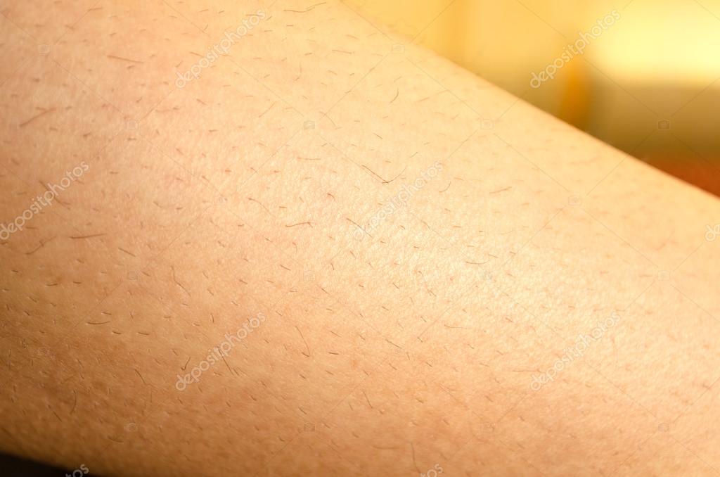 One Woman Hairy Leg Stock Photo By Petenceto