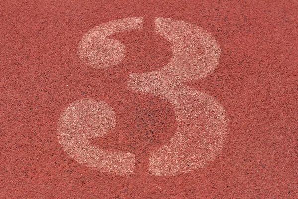 Running track number - for the athletes