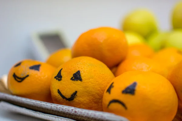 Smiling oranges