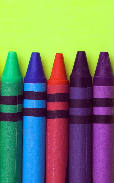 Wax crayons background