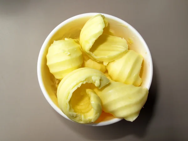 Butter Curls In A Dish