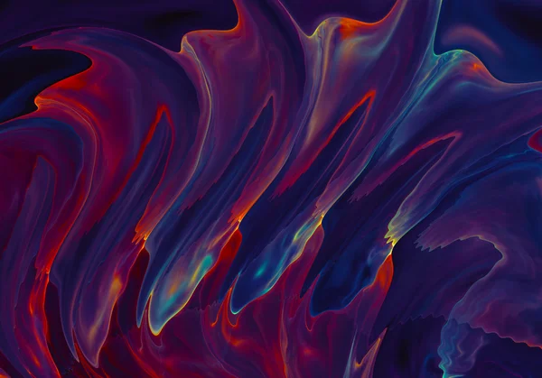 Dark blue abstract wave psychedelic background