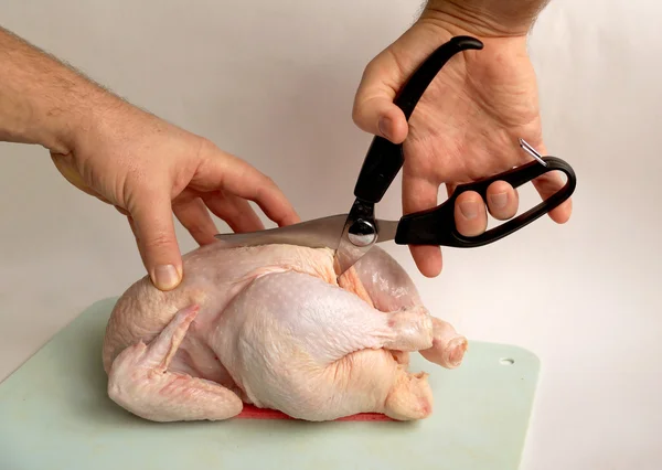 Scissors for cutting of chicken