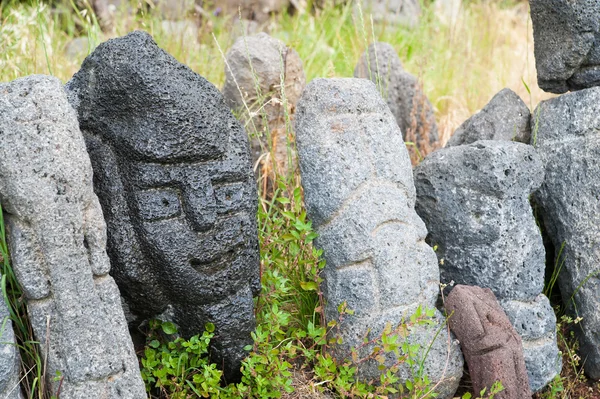 Lava stone sculptures