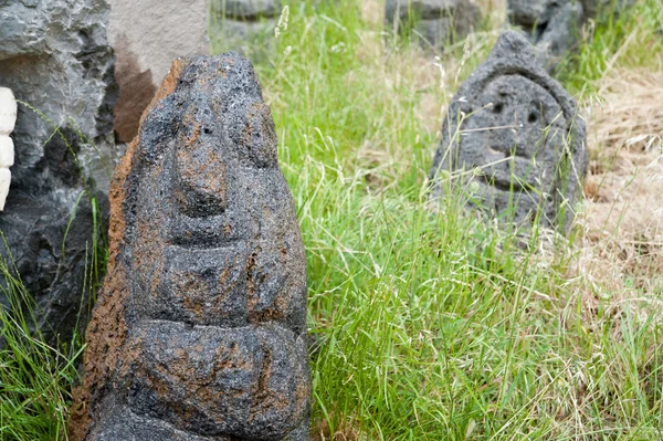 Lava stone sculptures