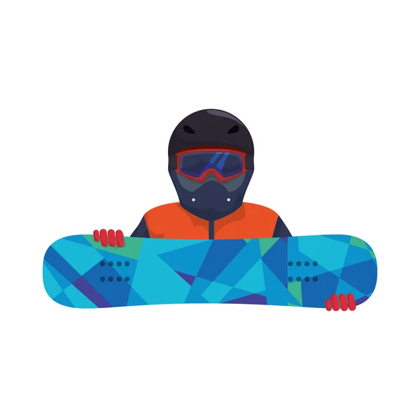 Snowboard winter sport snow icon. Vector graphic