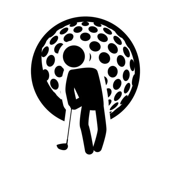 Ball golf sport design