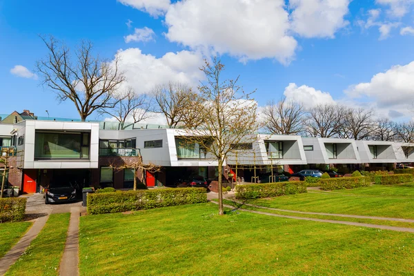 Sound barrier houses called The Cyclops in Hilversum, Netherlands