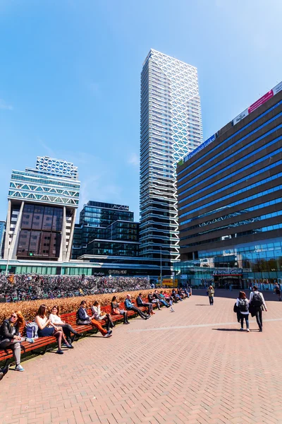 Station forecourt of the main station in The Hague, Netherlands