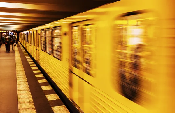 Metro train in Berlin, Germany