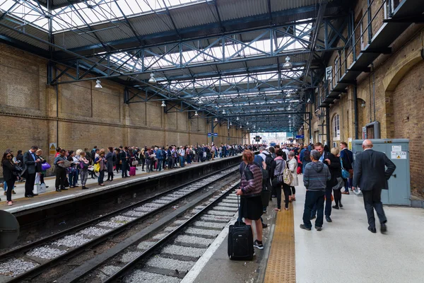 Kings Cross railway station in London, UK