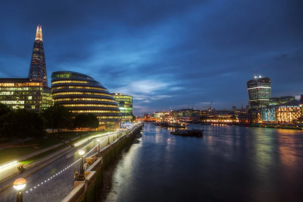 London at night