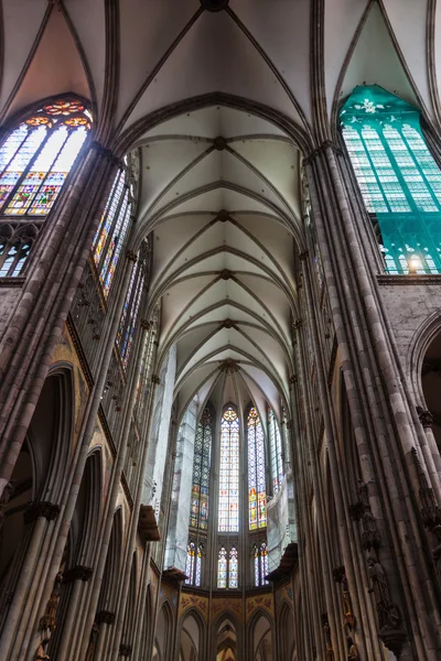 Inside view of the Cologne Cathedral in Cologne, Germany