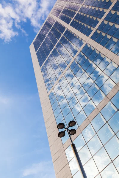 Famous Grande Arche building in La Defense, Paris