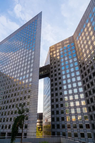 Modern office buildings in the financial districts La Defense in Paris, France