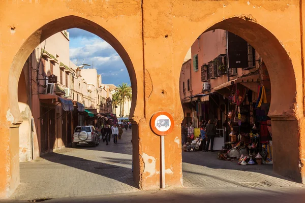City gates in Marrakech, Morocco