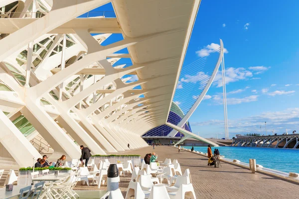 Museum of natural sciences from Santiago Calatrava in Valencia, Spain