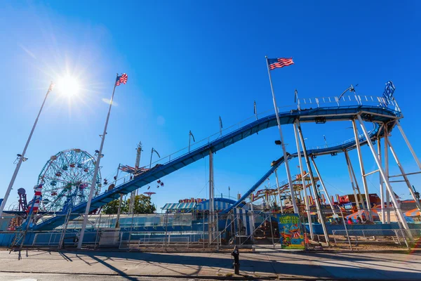 Log flume in Luna Park, Coney Island, NYC