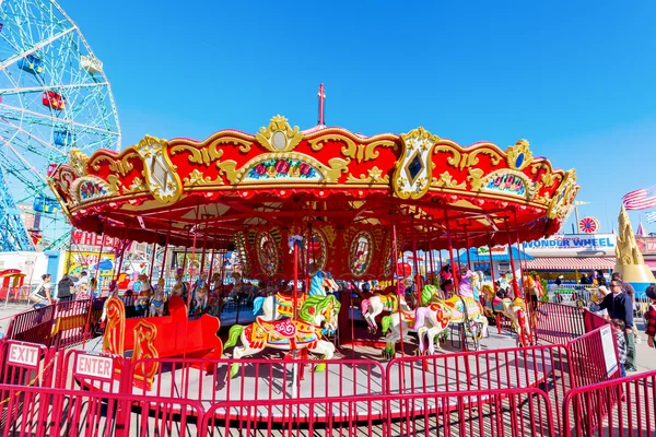 Carousel in Luna Park, Coney Island, NYC