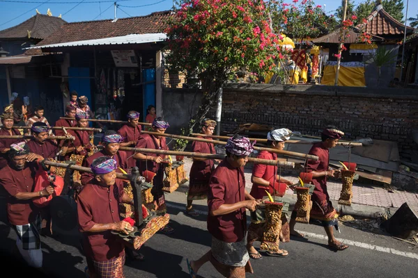 Religious street parade, Bali Island.