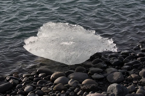 Melting ice in lagoon