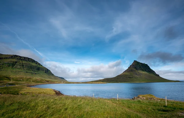 Iceland landscapes showing mountain and sea