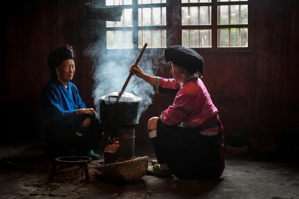 Live of the Yao ethnic minority tribes in Longji, China.