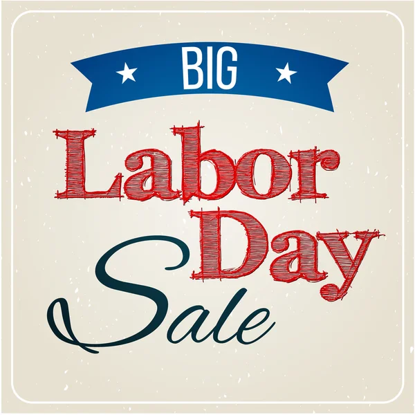 Labor Day Sale design poster.