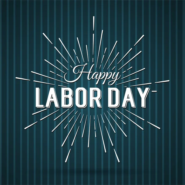 Happy Labor Day design poster.